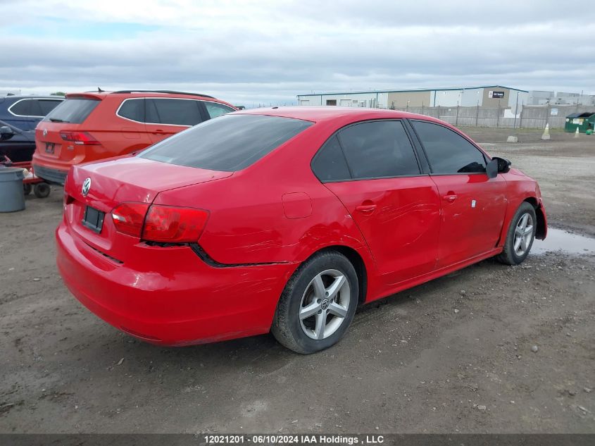 2014 Volkswagen Jetta Sedan VIN: 3VW2K7AJ6EM403825 Lot: 12021201