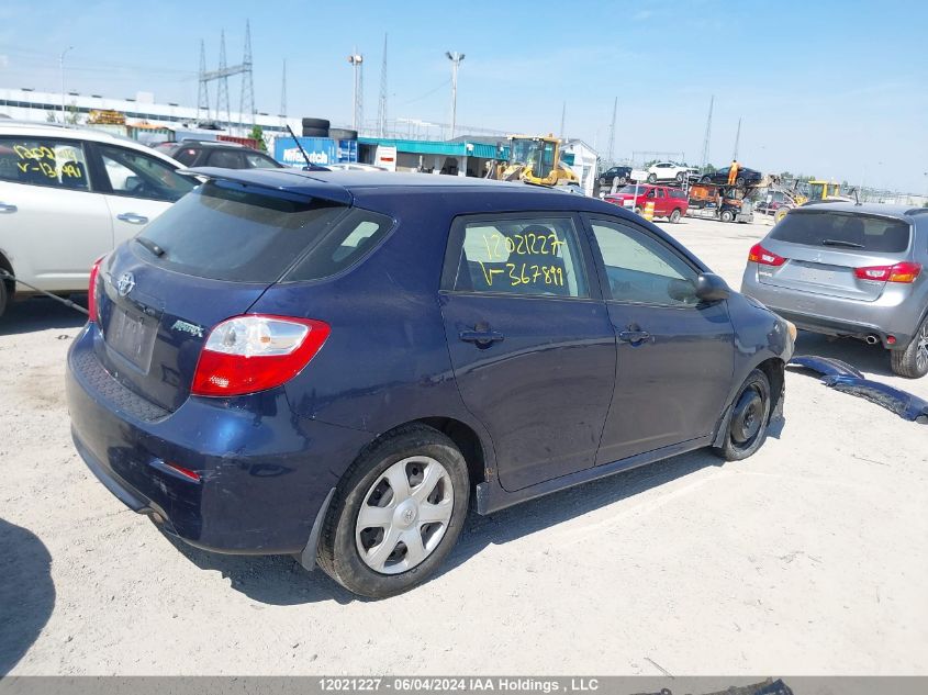 2010 Toyota Matrix VIN: 2T1KU4EE2AC367899 Lot: 12021227