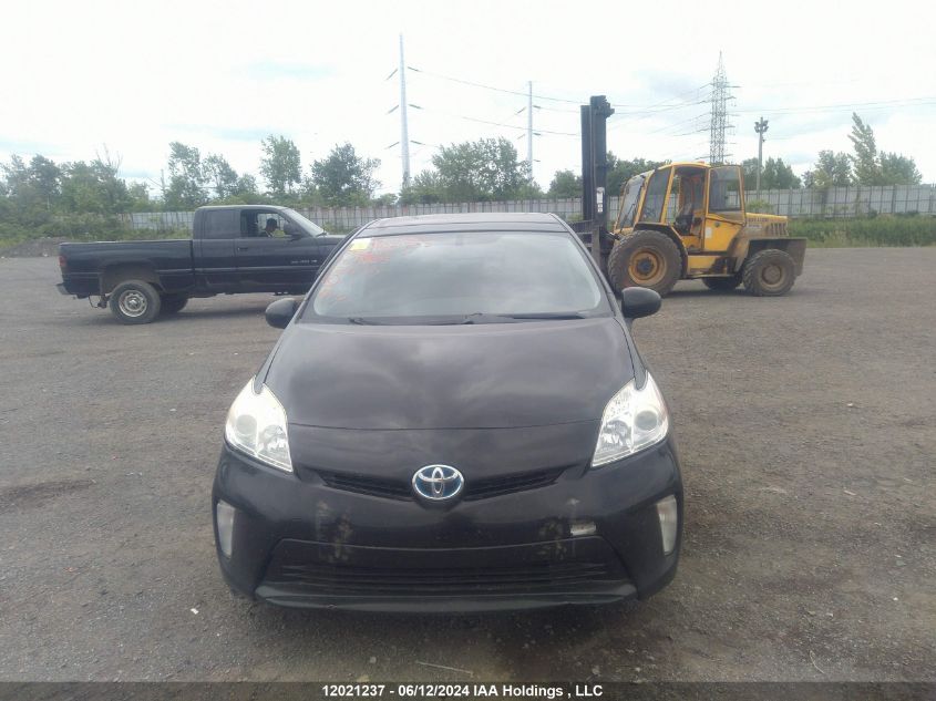 2014 Toyota Prius VIN: JTDKN3DU1E1786028 Lot: 12021237