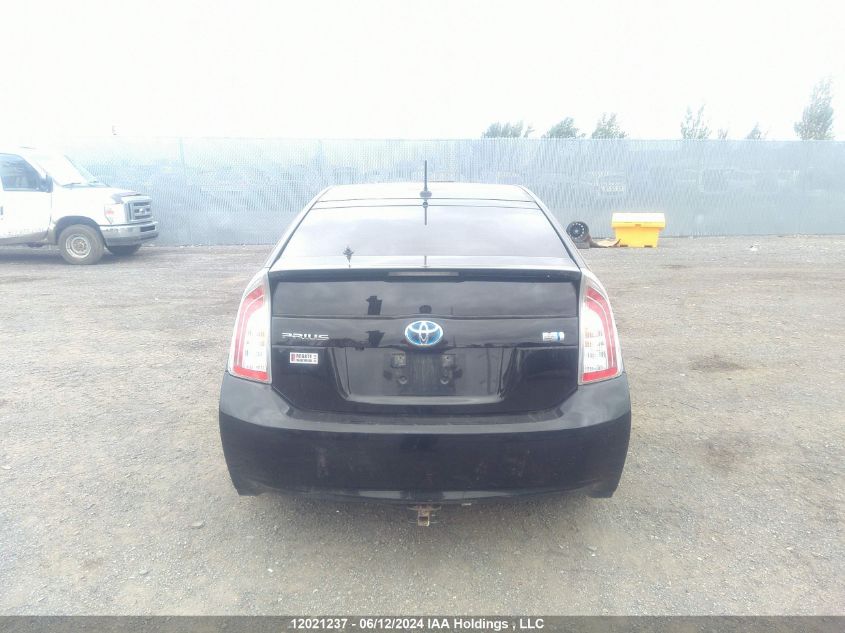 2014 Toyota Prius VIN: JTDKN3DU1E1786028 Lot: 12021237