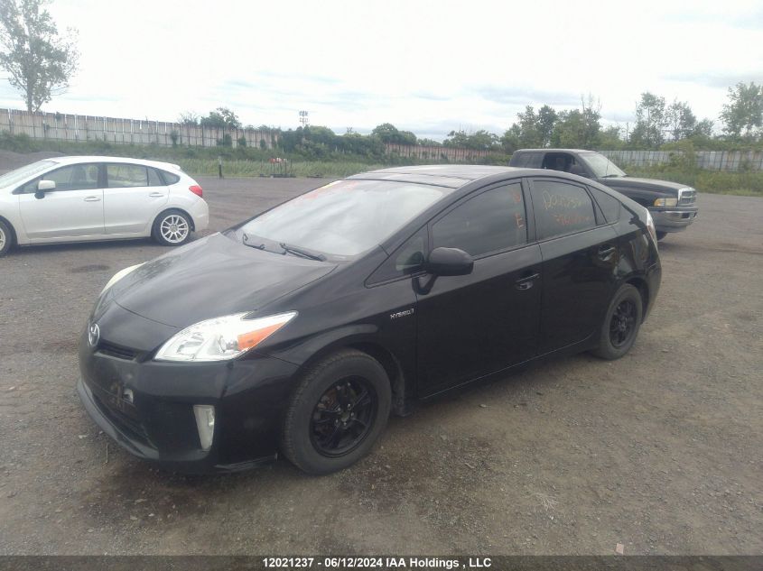 2014 Toyota Prius VIN: JTDKN3DU1E1786028 Lot: 12021237