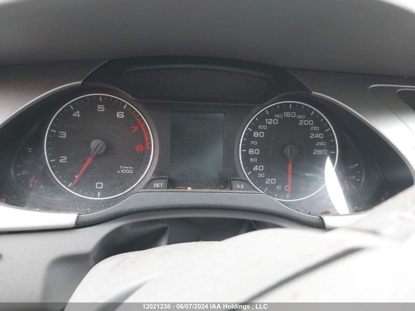 2011 Audi A4 VIN: WAUFFCFL7BN041854 Lot: 12021238