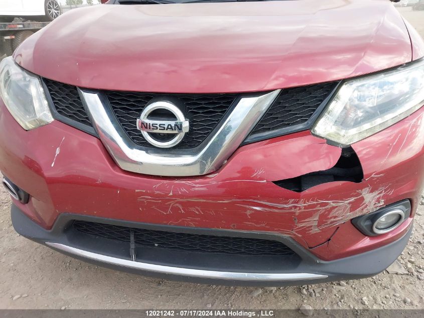 2016 Nissan Rogue VIN: 5N1AT2MV2GC874822 Lot: 12021242