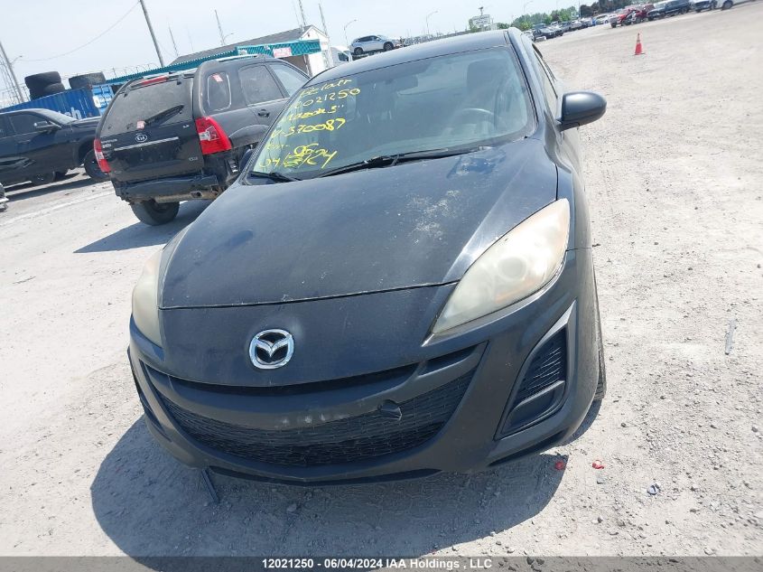 2011 Mazda Mazda3 VIN: JM1BL1UF2B1370089 Lot: 12021250