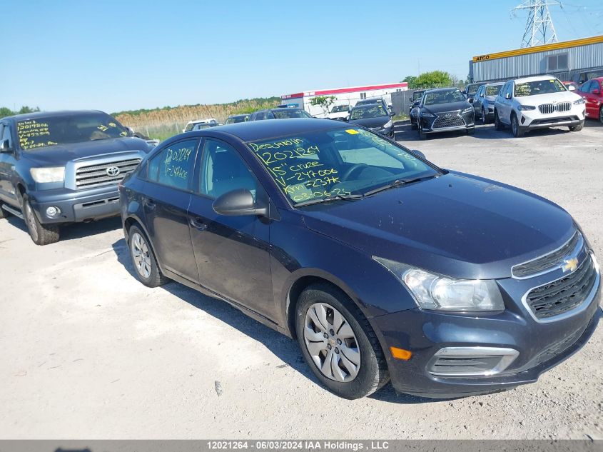 2015 Chevrolet Cruze Ls VIN: 1G1PL5SHXF7247606 Lot: 12021264