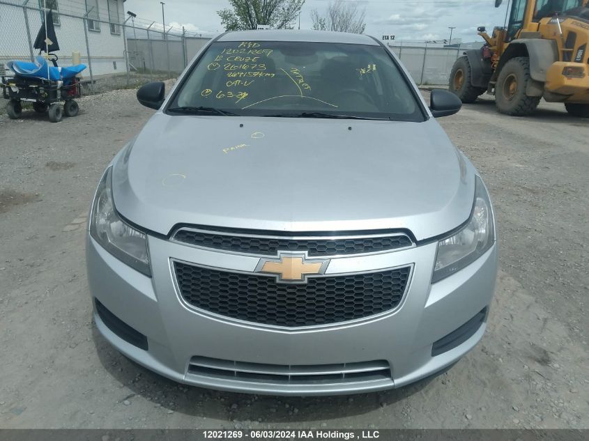 2012 Chevrolet Cruze VIN: 1G1PB5SH9C7261673 Lot: 12021269