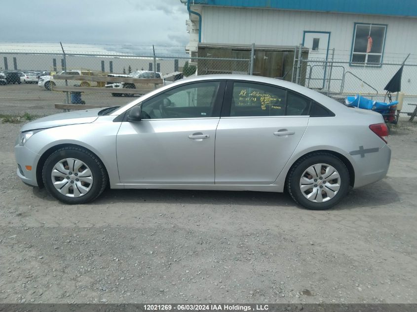 2012 Chevrolet Cruze VIN: 1G1PB5SH9C7261673 Lot: 12021269