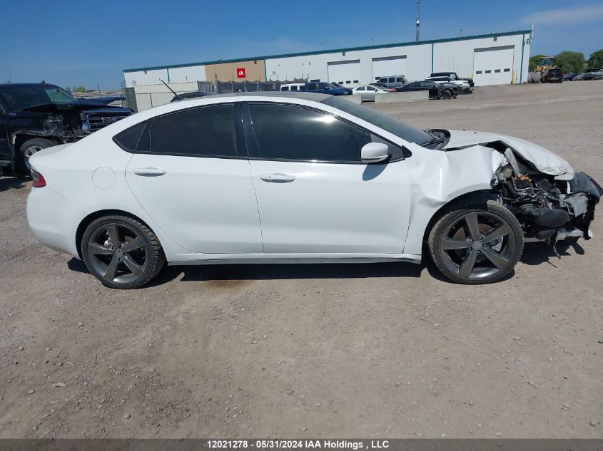 2016 Dodge Dart Gt VIN: 1C3CDFEB6GD544038 Lot: 12021278