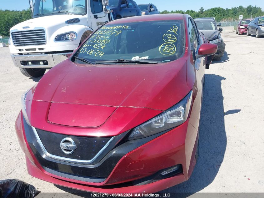 2019 Nissan Leaf S/Sl/Sv VIN: 1N4AZ1CP6KC300951 Lot: 12021279