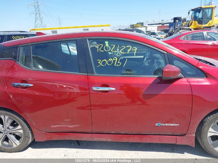 2019 Nissan Leaf S/Sl/Sv VIN: 1N4AZ1CP6KC300951 Lot: 12021279