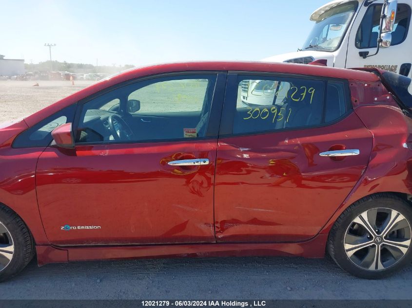 2019 Nissan Leaf S/Sl/Sv VIN: 1N4AZ1CP6KC300951 Lot: 12021279