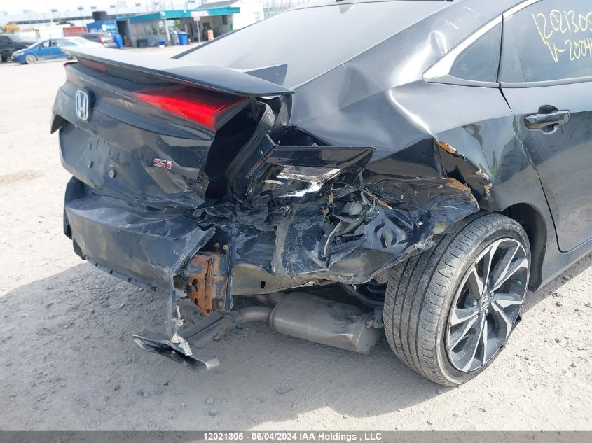 2019 Honda Civic Si Si VIN: 2HGFC1E57KH200417 Lot: 12021305