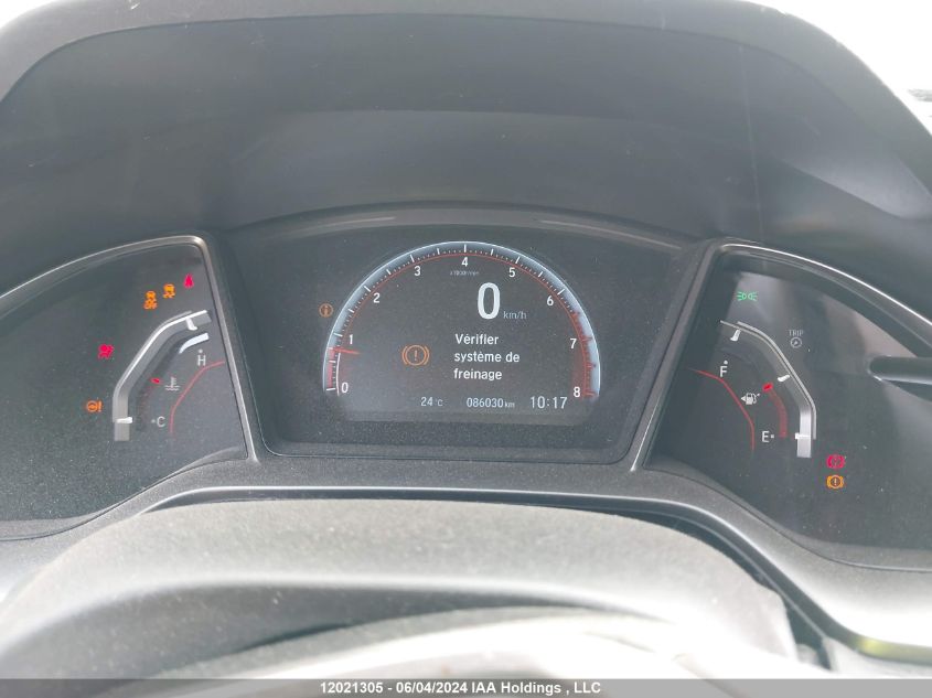 2019 Honda Civic Si Si VIN: 2HGFC1E57KH200417 Lot: 12021305