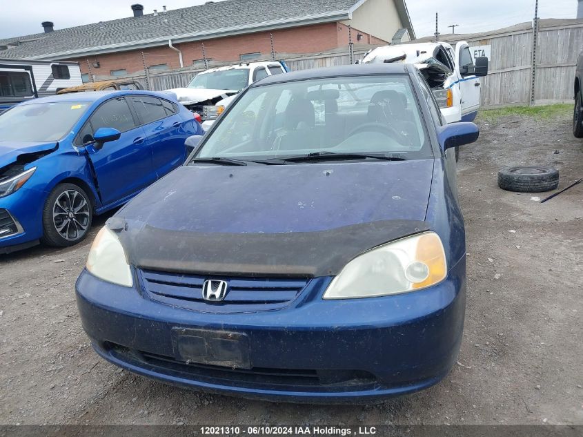 2003 Honda Civic Sdn VIN: 2HGES16693H936296 Lot: 12021310