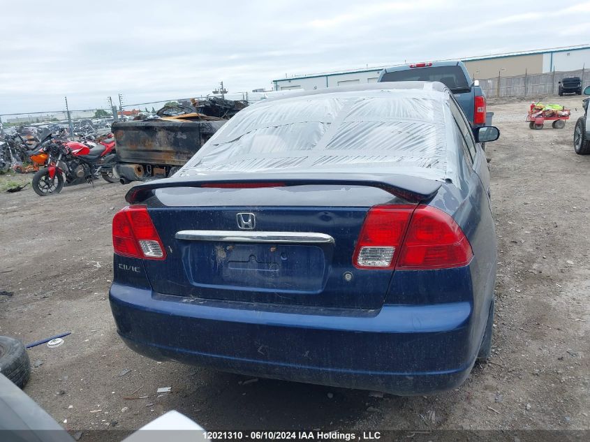 2003 Honda Civic Sdn VIN: 2HGES16693H936296 Lot: 12021310