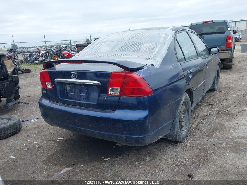 2003 Honda Civic Sdn VIN: 2HGES16693H936296 Lot: 12021310