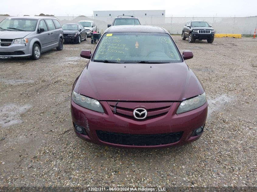 2006 Mazda 6 S VIN: 1YVHP83D565M37428 Lot: 12021311