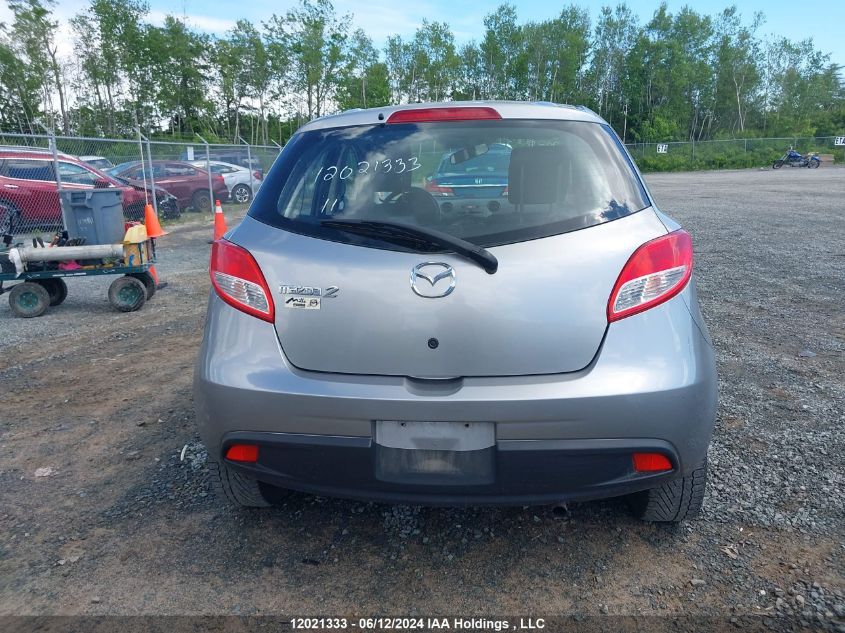 2011 Mazda Mazda2 VIN: JM1DE1HY9B0122832 Lot: 12021333