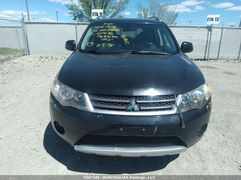 2008 Mitsubishi Outlander Xls VIN: JA4MT41X08Z604175 Lot: 12021346