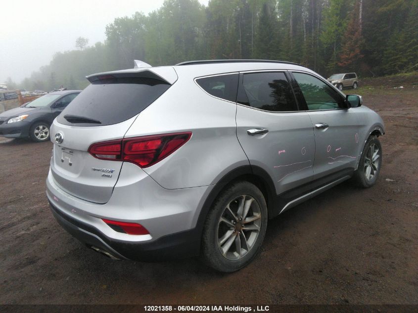 2017 Hyundai Santa Fe Sport VIN: 5XYZUDLA5HG422410 Lot: 12021358