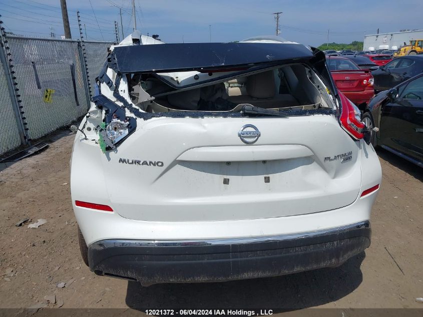 2018 Nissan Murano S/Sl/Sv/Platinum VIN: 5N1AZ2MH4JN115173 Lot: 12021372