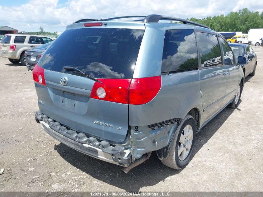 2008 Toyota Sienna Ce 7 Passenger/Ce 8 Passenger/Le 7 Passenger/Le 8 Passenger VIN: 5TDZK23C08S199823 Lot: 12021379