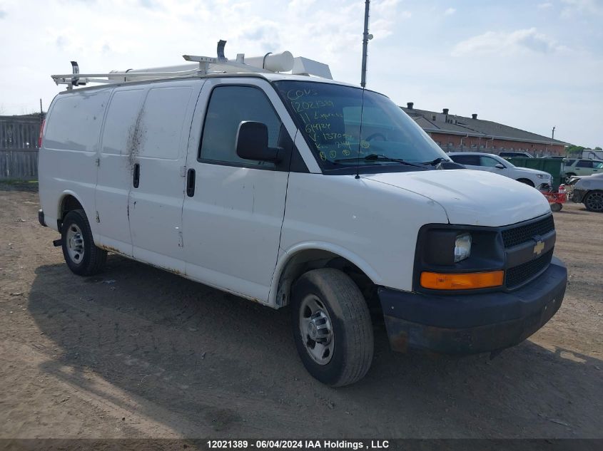 2011 Chevrolet Express VIN: 1GCWGFBAXB1137054 Lot: 12021389