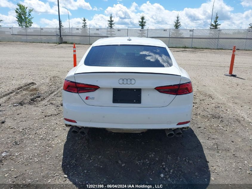 2018 Audi S5 Sportback VIN: WAUB4CF52JA006313 Lot: 12021398