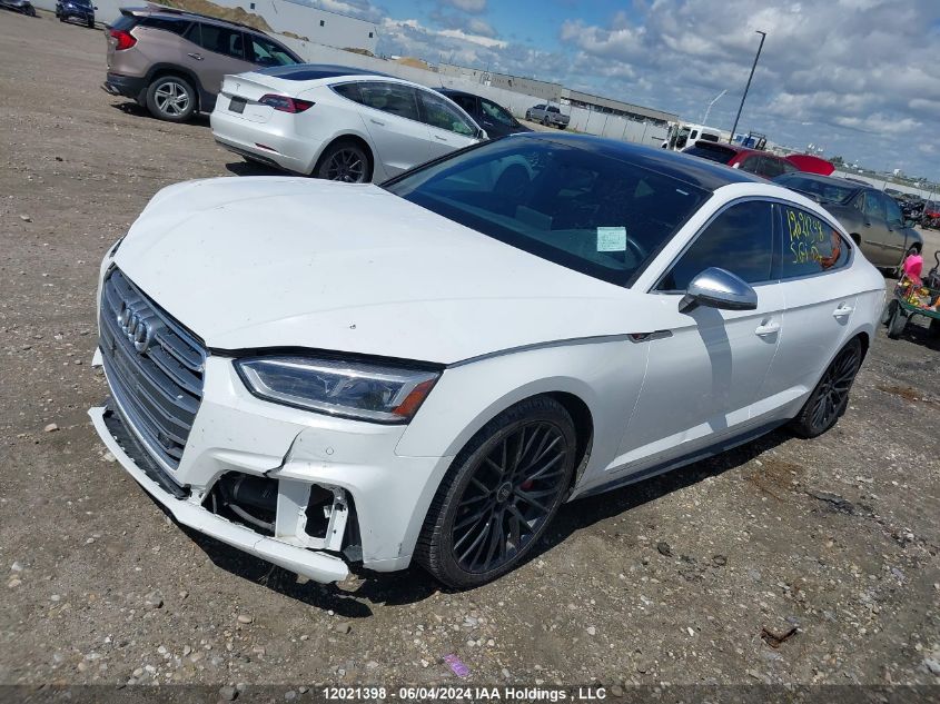 2018 Audi S5 Sportback VIN: WAUB4CF52JA006313 Lot: 12021398