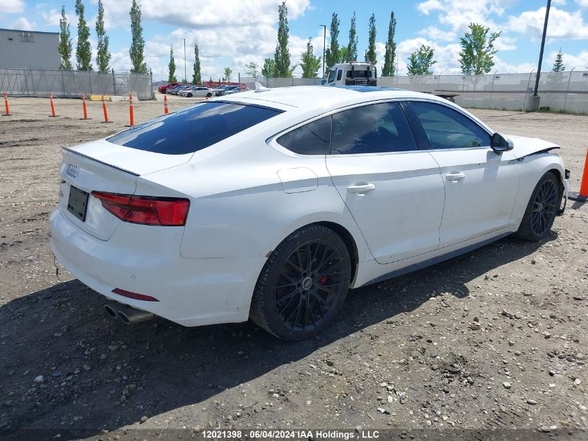 2018 Audi S5 Sportback VIN: WAUB4CF52JA006313 Lot: 12021398