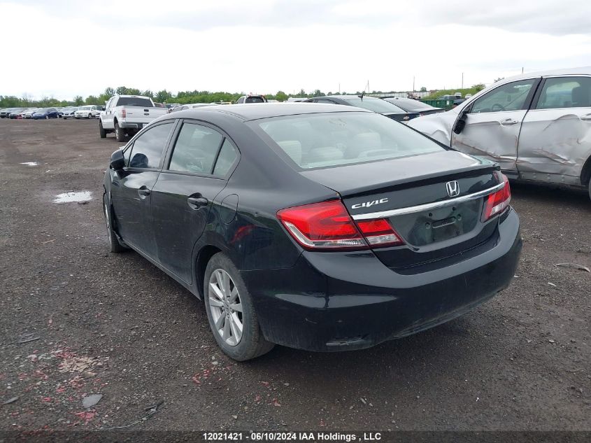 2013 Honda Civic Sdn VIN: 2HGFB2F4XDH108123 Lot: 12021421