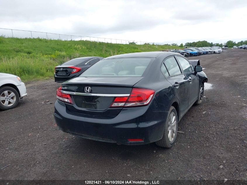 2013 Honda Civic Sdn VIN: 2HGFB2F4XDH108123 Lot: 12021421