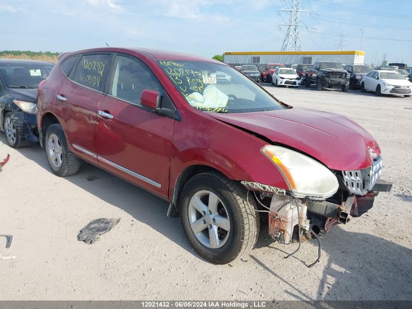 2013 Nissan Rogue VIN: JN8A55MT4DW015124 Lot: 12021432