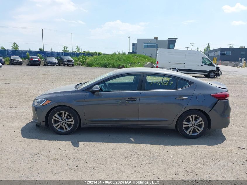 2018 Hyundai Elantra VIN: KMHD84LF7JU714067 Lot: 12021434
