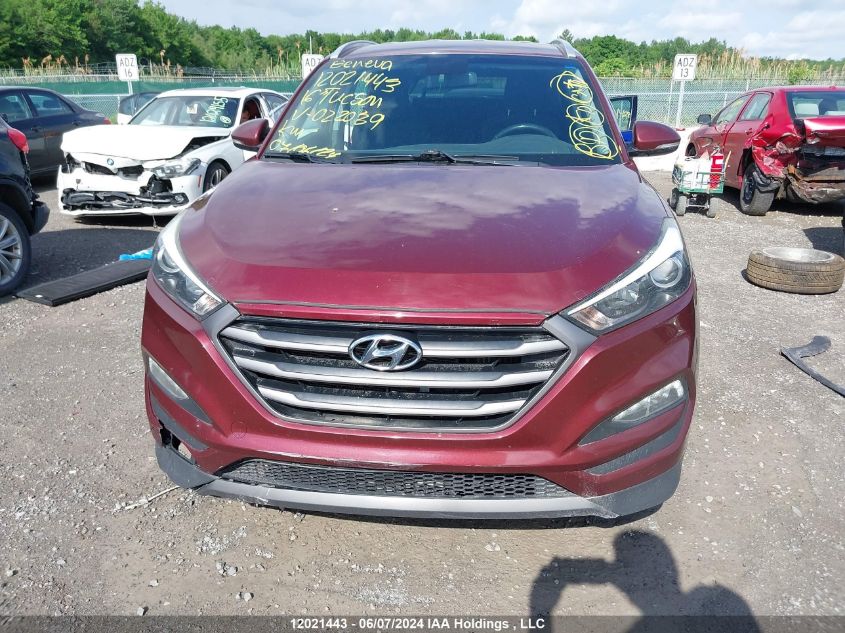 2016 Hyundai Tucson Premium 1.6 VIN: KM8J3CA29GU022039 Lot: 12021443