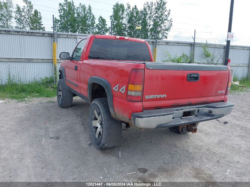 2003 GMC Sierra 1500 VIN: 1GTEK14V93Z329985 Lot: 12021447