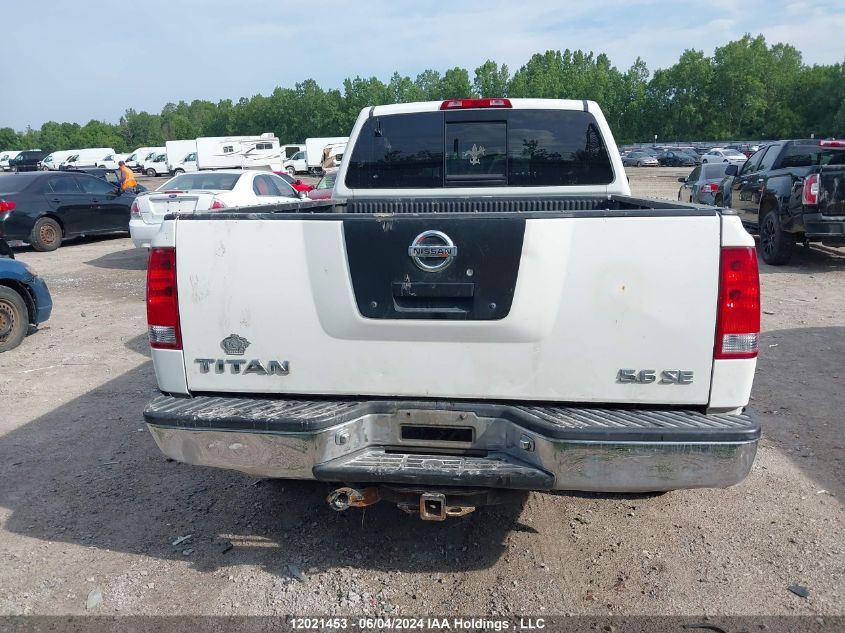 2006 Nissan Titan Se VIN: 1N6BA06A26N519954 Lot: 12021453