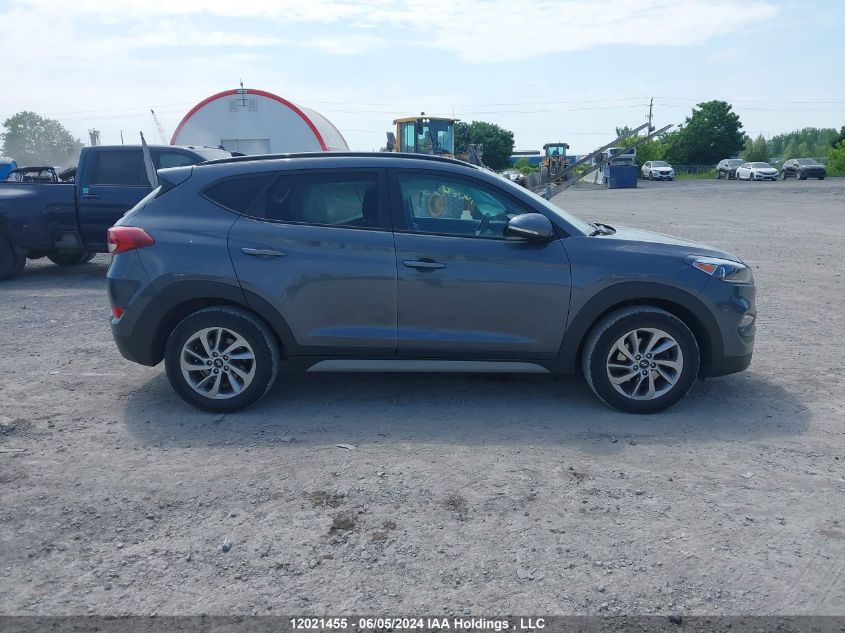 2018 Hyundai Tucson Limited/Sport And Eco/Se VIN: KM8J3CA44JU710183 Lot: 12021455