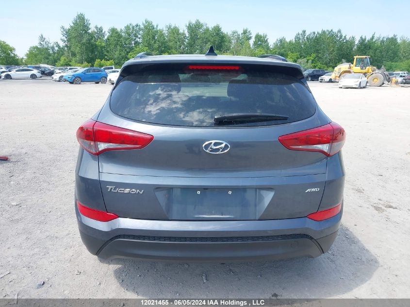 2018 Hyundai Tucson Limited/Sport And Eco/Se VIN: KM8J3CA44JU710183 Lot: 12021455