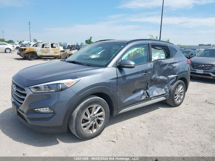 2018 Hyundai Tucson Limited/Sport And Eco/Se VIN: KM8J3CA44JU710183 Lot: 12021455