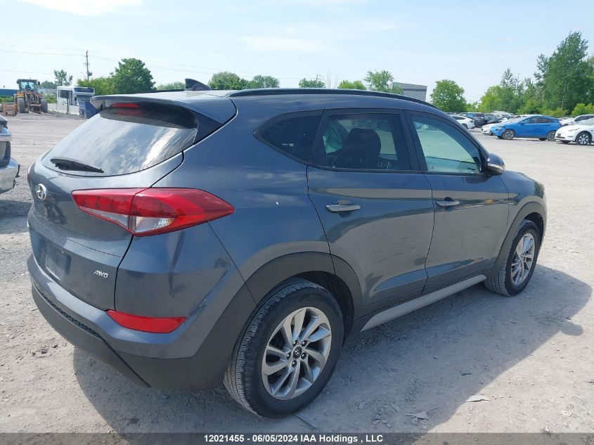 2018 Hyundai Tucson Limited/Sport And Eco/Se VIN: KM8J3CA44JU710183 Lot: 12021455