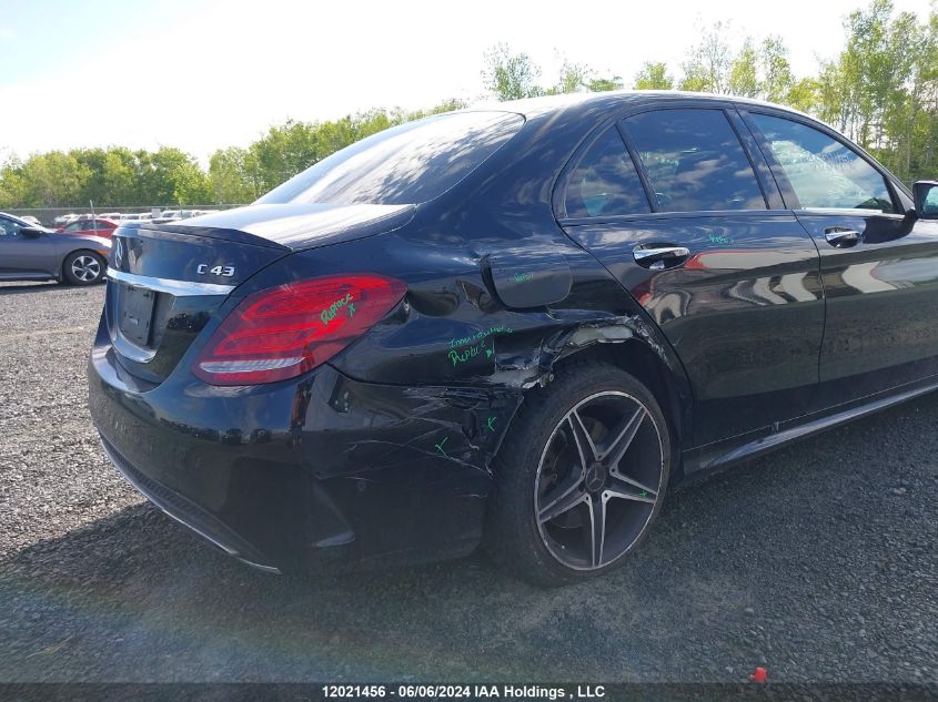 2017 Mercedes-Benz C-Class VIN: 55SWF6EB9HU187191 Lot: 12021456
