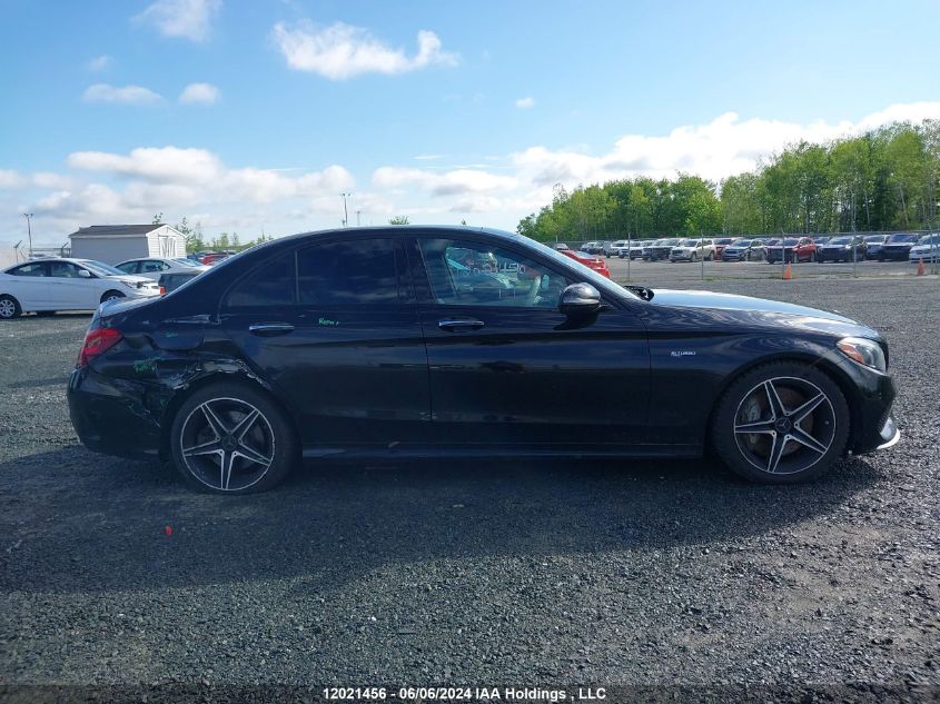 2017 Mercedes-Benz C-Class VIN: 55SWF6EB9HU187191 Lot: 12021456