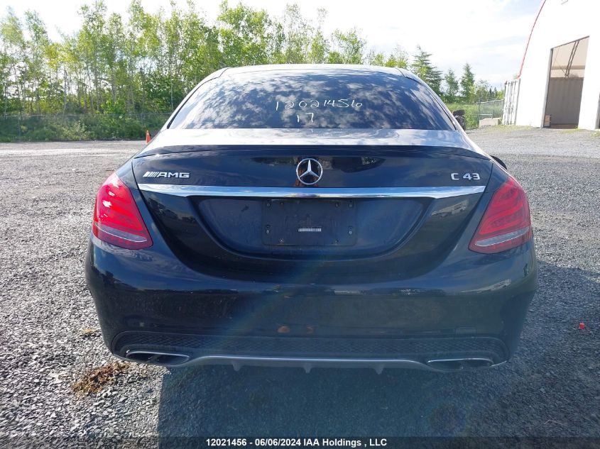 2017 Mercedes-Benz C-Class VIN: 55SWF6EB9HU187191 Lot: 12021456