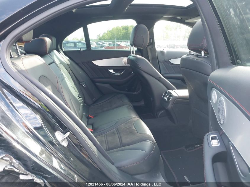 2017 Mercedes-Benz C-Class VIN: 55SWF6EB9HU187191 Lot: 12021456