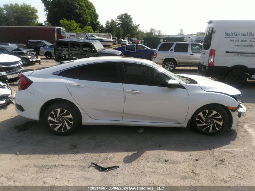 2018 Honda Civic Ex 4Dr VIN: 2HGFC2F8XJH029076 Lot: 12021466