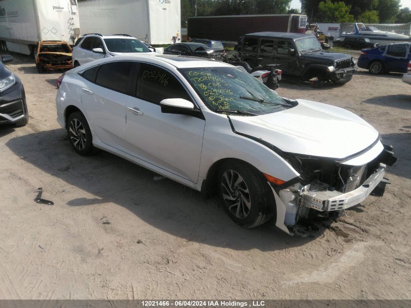 2018 Honda Civic Ex 4Dr VIN: 2HGFC2F8XJH029076 Lot: 12021466