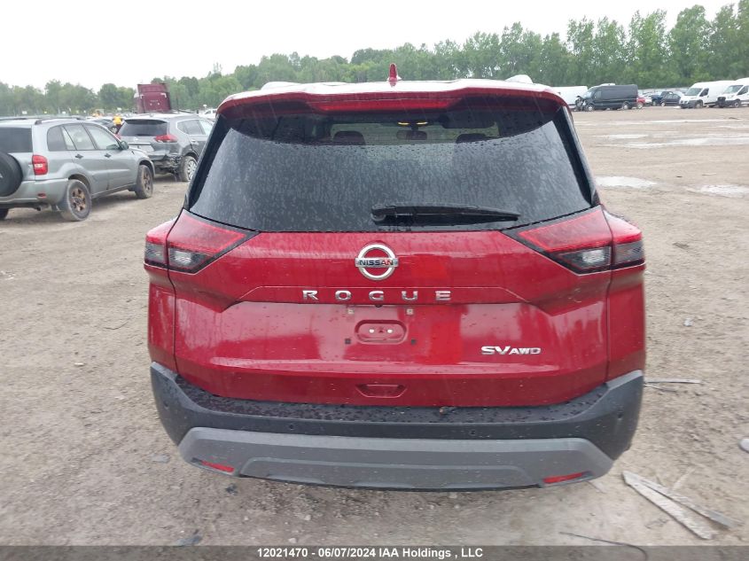 2021 Nissan Rogue VIN: 5N1AT3BB5MC764048 Lot: 12021470