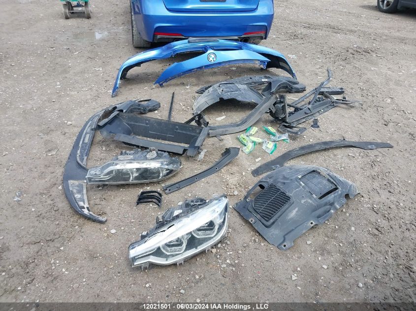 2016 BMW 3 Series VIN: WBA8B3C51GK384145 Lot: 12021501