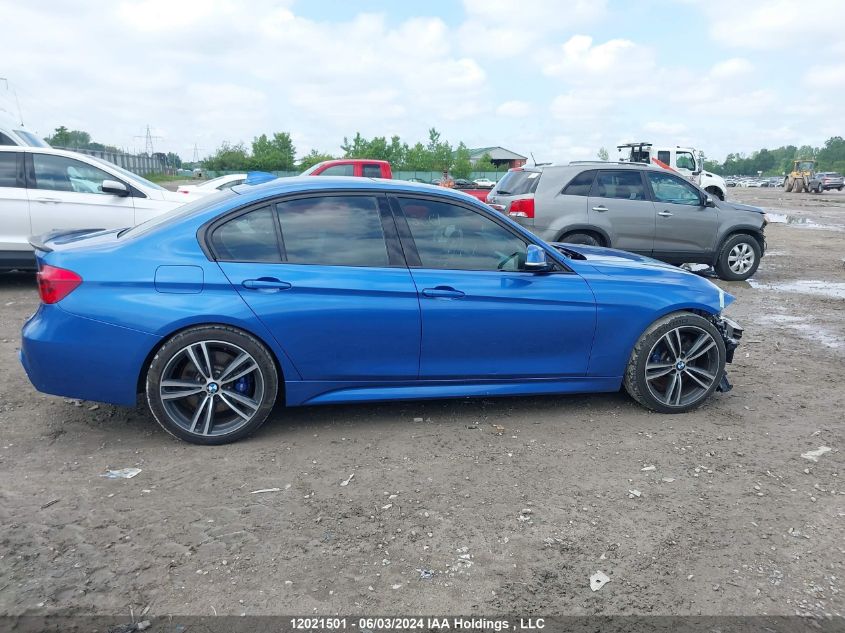 2016 BMW 3 Series VIN: WBA8B3C51GK384145 Lot: 12021501